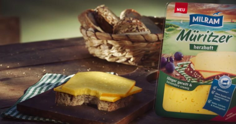Ein Hoch auf das Käsebrot – MILRAM Müritzer Herzhaft (Werbung)